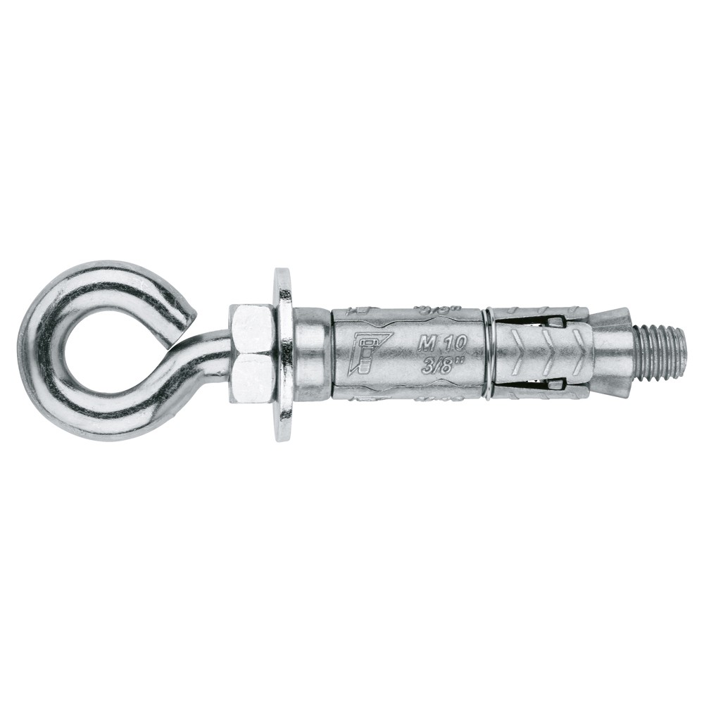 ZA-AR [CP] Anclaje de zamak para cargas medias-altas en materiales macizos o huecos. Argolla